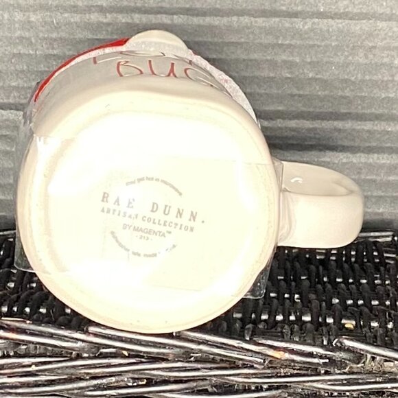 Rae Dunn LOVE BUG Mug with Gnome Topper - Picture 2 of 2